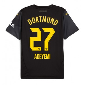 Borussia Dortmund Karim Adeyemi #27 Venkovní Dres 2024-25 Krátký Rukáv